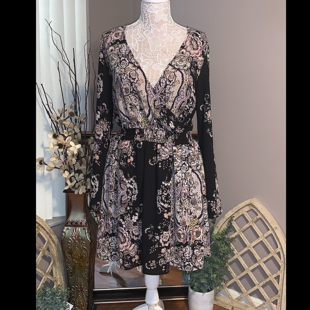 Floral Long Sleeve Dress/Tunic